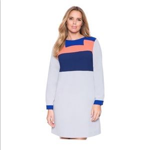 ELOQUII • Colorblock Tunic Dress Sz 20: Great for Sz 16